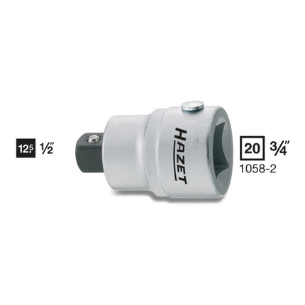 Riduttore HAZET 1058-2 azionamento quadro 3/4 ″ ( 8000464978 )