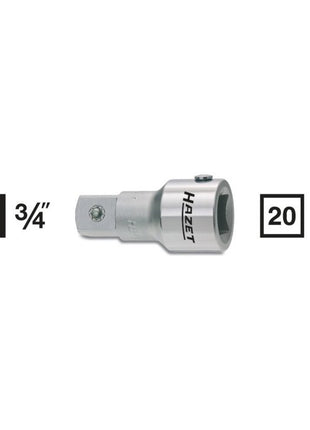 Przedłużka HAZET 1017-3 3/4 ″ długość 75 mm ( 8000467328 )