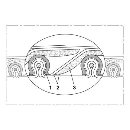 NORRES Tubo flessibile di aspirazione e soffiaggio TIMBERDUC(R) PUR 531 AS Ø interno 50-51 mm ( 8000479709 )