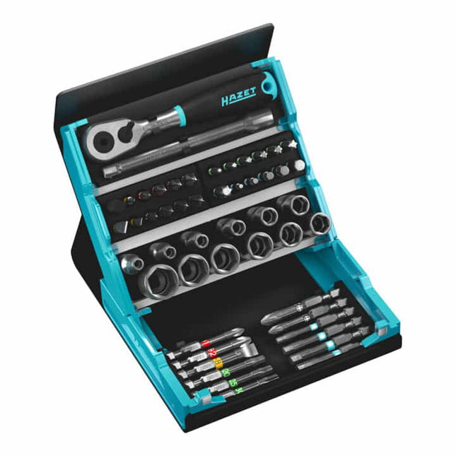 HAZET SmartCase 2200SC-2 Set di chiavi a bussola e bit da 50 pezzi ( 8000791438 )