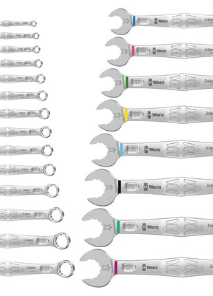 WERA Combination spanner set 6003 Joker 22-piece spanner width across flats 5.5-32 mm ( 8000907868 )