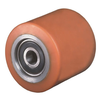 BS ROLLEN Roulette de fourche  PUR L. de moyeu 90 mm l. roue 90 mm ( 9000443255 )