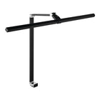 Lampe de bureau  aluminium/plastique noire hauteur 720 mm ( 9000483610 )