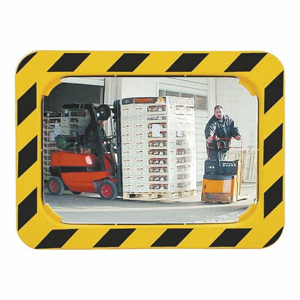 Specchio di sicurezza/traffico SPL H400xW600mm in plastica, giallo/nero ( 9000490215 )