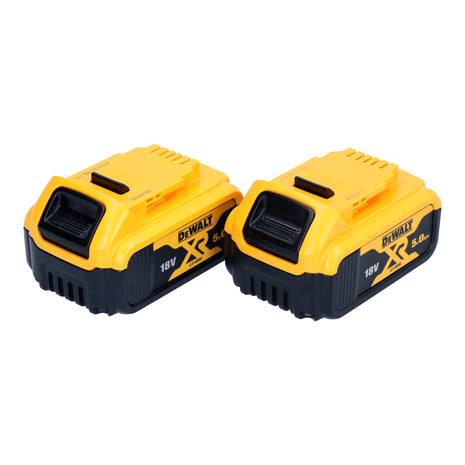 DeWalt DCB 184 P2 battery set 2x 18 V 5.0 Ah / 5000 mAh Li-Ion XR