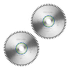 Festool HW 225x2,6x30 TF68 circular saw blade aluminium / plastics 2 pcs. ( 2x 488291 ) 225 x 2,6 x 30 mm 68 teeth for aluminium, non-ferrous metals, plastics, PVC