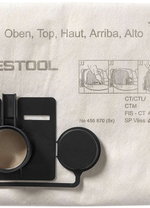 Sac filtrant Festool FIS-CT 44 SP FLEECE/5 (456874) pour CT 44