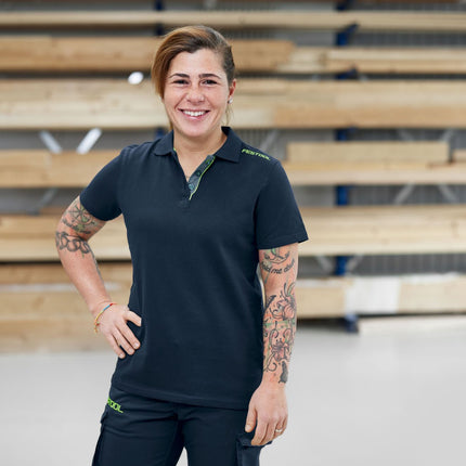 Festool POL-LAD-FT1-M polo bleu foncé femme (577297)