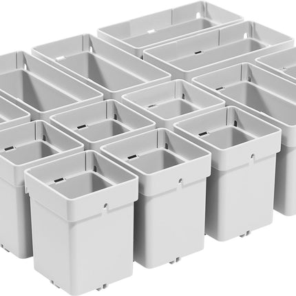 Festool 50x50/50x100x68 jeu de boîtes d'insertion (578056) pour Sortainer³, Systainer³ Combi, Systainer³ Organizer