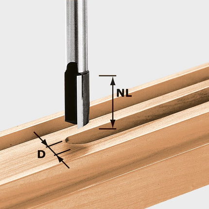 Fraise à rainurer Festool HW S8 D20/30 (490972) pour OF 900, OF 1000, OF 1010, OF 1010 R, OF 1400, OF 2000, OF 2200