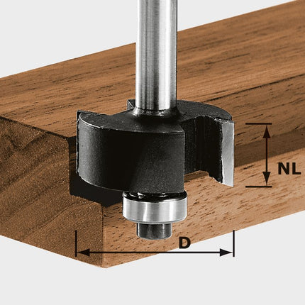 Festool HW S8 D31,7/NL 12,7 Falzfräser ( 491022 ) für OF 900, OF 1000, OF 1010, OF 1010 R, OF 1400, OF 2000, OF 2200