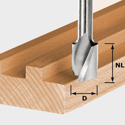 Fraise à rainurer en spirale Festool HS Spi S8 D6/21 (490944)