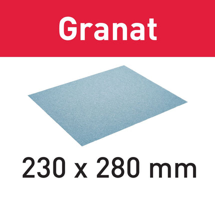 Festool 230x280 P150 GR/10 Schleifpapier Granat ( 201261 ) für Handschleifmittel