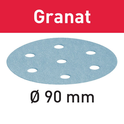 Festool STF D90/6 P40 GR/50 disque abrasif grenat (497363) pour RO 90 DX