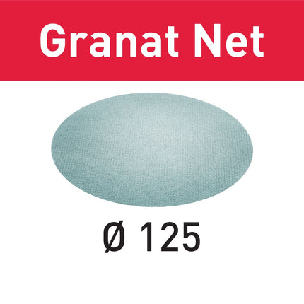 Festool STF D125 P400 GR NET/50 Netzschleifmittel Granat Net ( 203302 ) für RO 125, ES 125, ETS 125, ETSC 125, ES-ETS 125, ES-ETSC 125, ETS EC 125, LEX 125