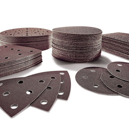 Festool STF V93/6 P80 RU2/50 Feuille abrasive Ruby 2 (499163) pour RO 90 DX, DX 93, RS 300, RS 3, LRS 93 (patin de ponçage en fer)