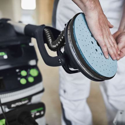 Festool STF D225/128 P80 GR/5 disque abrasif grenat (205665) pour ponceuses à col long PLANEX LHS 2 225 EQ(I), PLANEX 225 EQ, PLANEX LHS-E 225 easy, PLANEX LHS 2-M 225 EQ