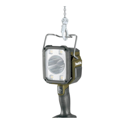 Makita DML 812 ST1 lampada a mano a batteria 18 V 1250 lm LED verde oliva avventura outdoor edizione speciale + 1x batteria ricaricabile 5,0 Ah + caricabatteria