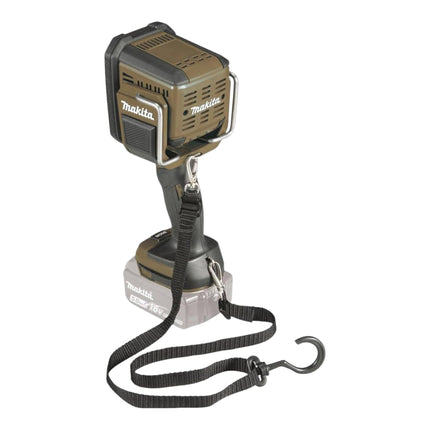 Makita DML 812 ST1 lampada a mano a batteria 18 V 1250 lm LED verde oliva avventura outdoor edizione speciale + 1x batteria ricaricabile 5,0 Ah + caricabatteria