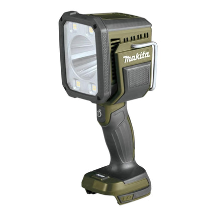 Makita DML 812 ST1 lampada a mano a batteria 18 V 1250 lm LED verde oliva avventura outdoor edizione speciale + 1x batteria ricaricabile 5,0 Ah + caricabatteria