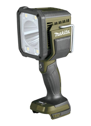 Makita DML 812 ST Projecteur portatif sans fil 18 V 1250 lm LED Olive Grn Outdoor Adventure édition spéciale + 2x batterie 5,0 Ah + chargeur