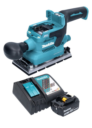 Makita DBO 380 RM1 cordless orbital sander 18 V 93 x 185 mm brushless + 1x rechargeable battery 4.0 Ah + charger