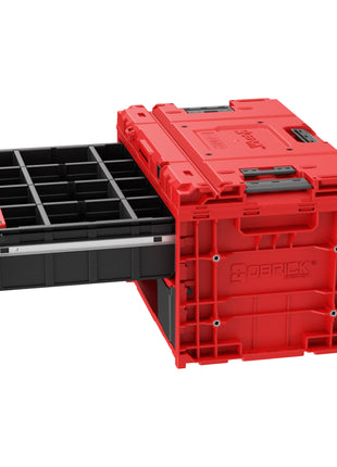 Toolbrothers RHINO XXL Drawer 2 ULTRA Toolbox Niestandardowa skrzynka narzędziowa 587 x 380 x 340 mm 29 l z dwiema szufladami