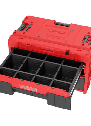 Toolbrothers RHINO XXL Drawer 2 ULTRA Toolbox Niestandardowa skrzynka narzędziowa 587 x 380 x 340 mm 29 l z dwiema szufladami