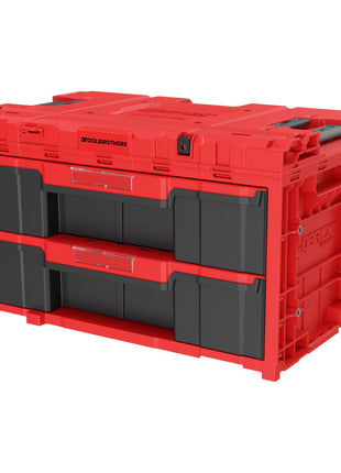 Toolbrothers RHINO XXL Drawer 2 ULTRA Toolbox Niestandardowa skrzynka narzędziowa 587 x 380 x 340 mm 29 l z dwiema szufladami