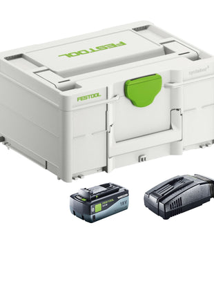 Festool SYS 18V 1x8,0/SCA16 Energie Set 1x Akku 18 V 8,0 Ah ( 577323 ) + Ladegerät ( 576953 ) + Systainer