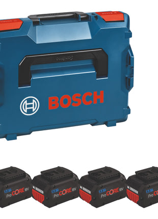 Bosch 4x ProCORE18V 5.5Ah Professional Set 18 V 4x Akku 5,5 Ah Li-Ion + L-Boxx ( 1600A02A2U )