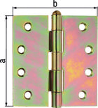 GAH Charnière hauteur 100 mm largeur 100 mm ( 3000200532 )