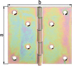 GAH Scharnier  Höhe 82 mm Breite 82 mm ( 3000200548 )