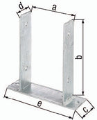 GAH U-post support ETA-10/0210 91x200x60x50x200mm ( 3000200695 )