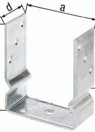 GAH U-post support ETA-10/0210 71x150x100x60mm ( 3000200722 )