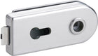 HERMAT Serrure de porte en verre 6013 PZ - Venezia acier inoxydable mat ( 3000253940 )