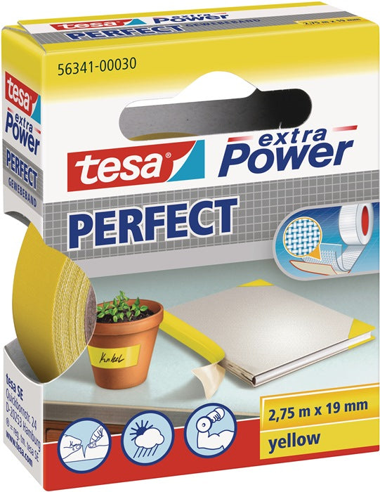 Nastro in tessuto TESA extra Power(R) 56341 giallo ( 3000265352 )