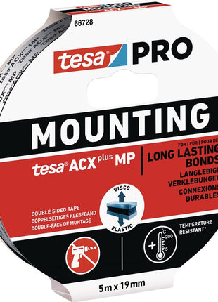 TESA Montageband Mounting PRO ACX+ MP 66728 schwarz ( 3000265492 )
