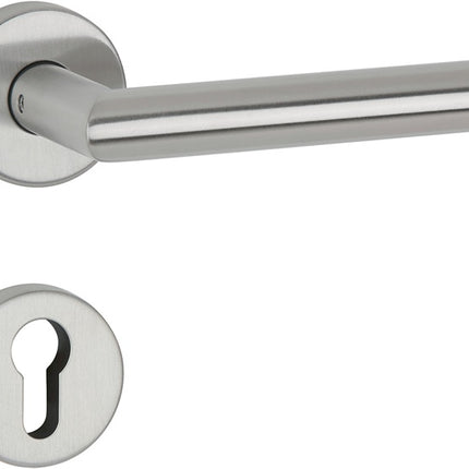 Set di maniglie a leva APTEC Basic 02 acciaio inox 60 acciaio inox opaco ( 3000267251 )