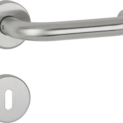Set di maniglie a leva APTEC Basic 01 acciaio inox 60 acciaio inox opaco ( 3000267255 )