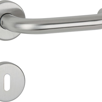 Set di maniglie a leva APTEC Basic 02 acciaio inox 60 acciaio inox opaco ( 3000267259 )