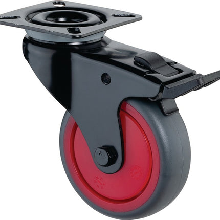 BS ROLLEN Lenkrolle mit Feststeller  Rad-Ø 50 mm Tragfähigkeit 50 kg ( 3000275252 )