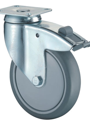 BS ROLLEN Ruota girevole con freno totale Ø ruota 125 mm Portata 100 kg ( 3000275286 )