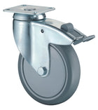 BS ROLLEN Ruota girevole con freno totale Ø ruota 125 mm Portata 100 kg ( 3000275286 )