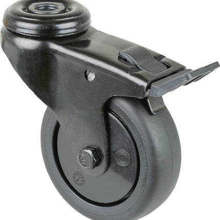 BS ROLLEN Lenkrolle mit Feststeller  Rad-Ø 75 mm Tragfähigkeit 60 kg ( 3000275388 )