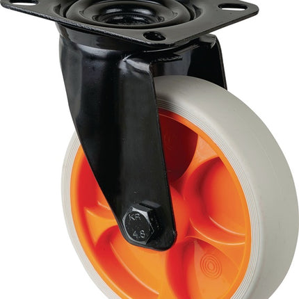 BS ROLLEN Lenkrolle  Rad-Ø 125 mm Tragfähigkeit 120 kg ( 3000275644 )