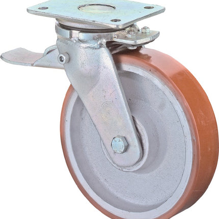 BS ROLLEN Schwerlastlenkrolle  Rad-Ø 125 mm Tragfähigkeit 550 kg ( 3000275953 )