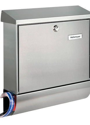 BURG-WÄCHTER Briefkasten Amrum-Set 38670 Ni Höhe 420 mm Breite 377 mm Tiefe 115 mm ( 3000290116 )