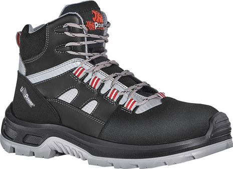 U.POWER botas de seguridad cross talla 41 negro/gris/rojo (4000372121)