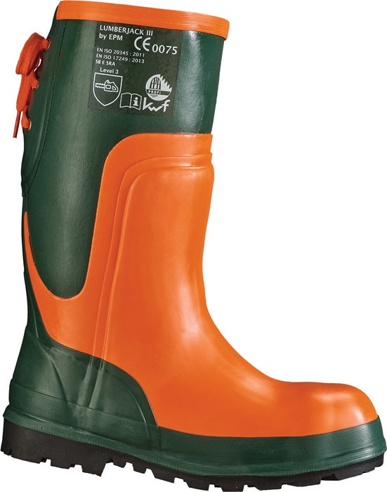 Bottes de sécurité forestière FELDTMANN orme taille 45 olive/orange ( 4000373355 )